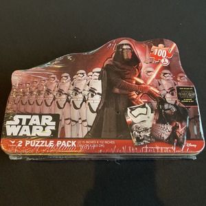 Star Wars 2 Pack Puzzle Kylo Ren & Storm Troopers 100 Pcs Collectors Tin 18708FB